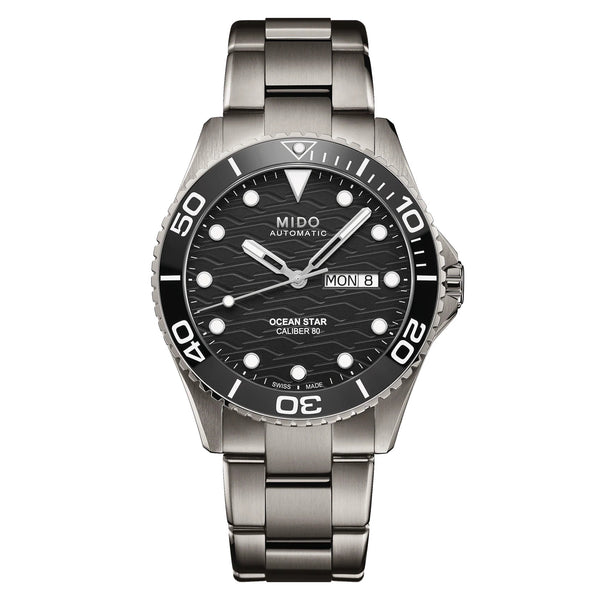 Mido Ocean Star 200C 美度海洋之星陶瓷圈200米鈦金屬潛水腕錶 M0424304405100