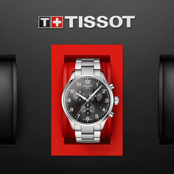 TISSOT 天梭 Chrono XL 韻馳系列經典石英計時腕錶 45mm T1166171105701