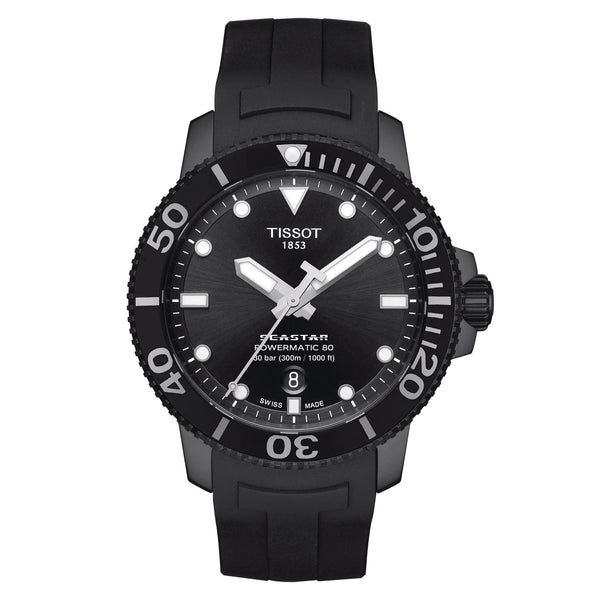 TISSOT SEASTAR 1000 天梭海星系列300米潛水機械錶 T1204073705100 - 新萬國鐘錶
