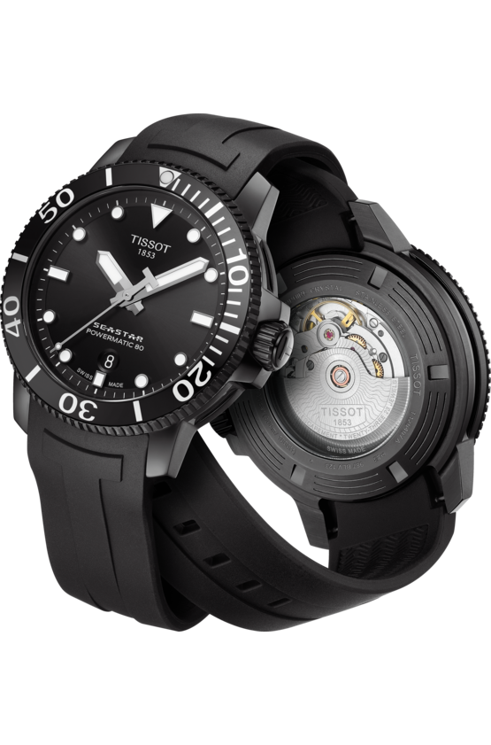TISSOT SEASTAR 1000 天梭海星系列300米潛水機械錶 T1204073705100 - 新萬國鐘錶