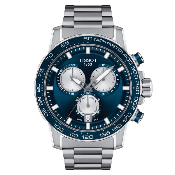 TISSOT SUPERSPORT CHRONO 天梭三眼計時石英手錶 45.5mm T1256171104100