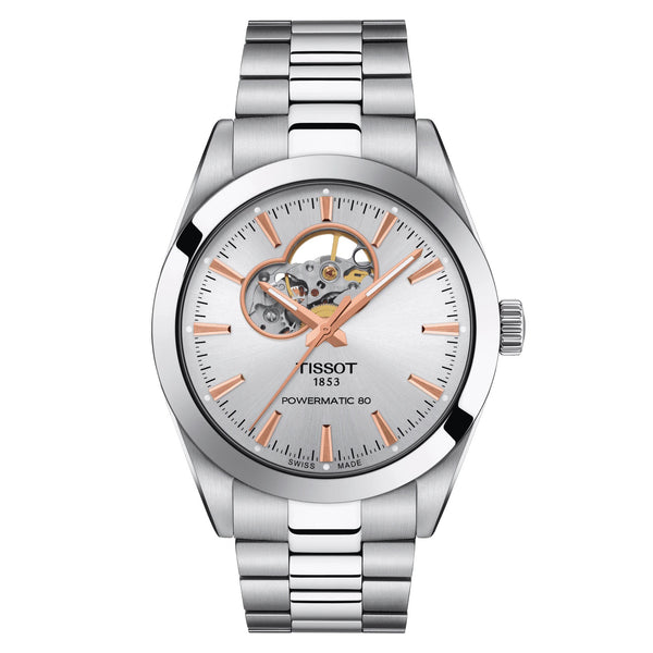 TISSOT Gentleman 天梭紳士系列 80小時開心機械手錶 40mm T1274071103101