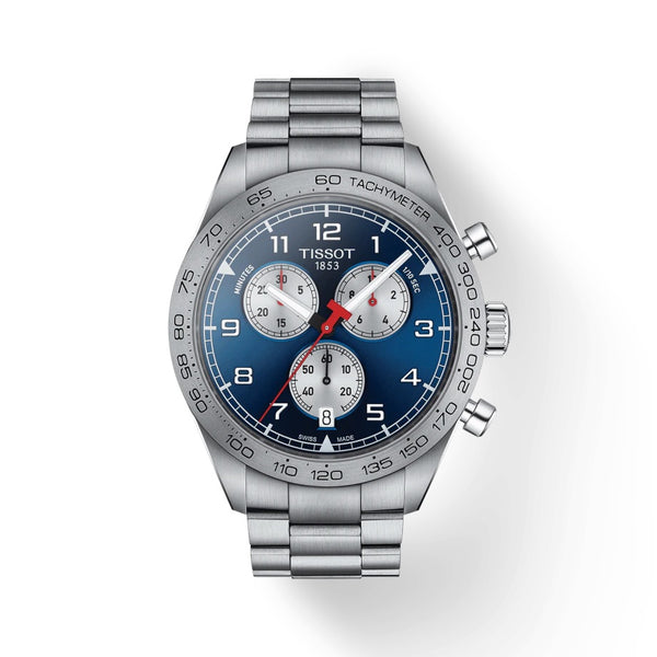 TISSOT 天梭 PRS516 三眼石英計時腕錶 45mm T1316171104200