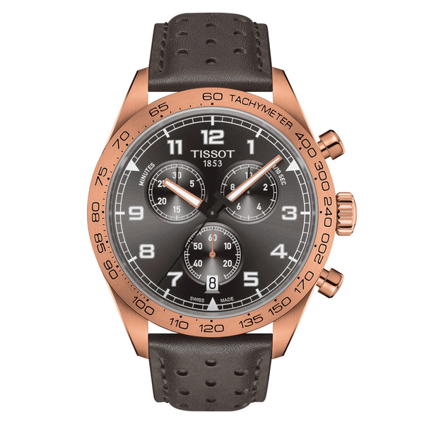 TISSOT 天梭 PRS516 三眼石英計時腕錶 T1316173608200
