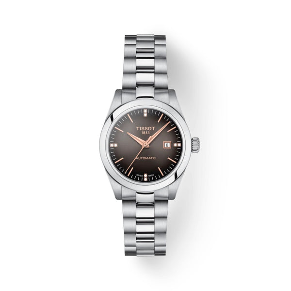TISSOT 天梭 T-My Lady 真鑽女士機械腕錶 29.3mm T1320071106601