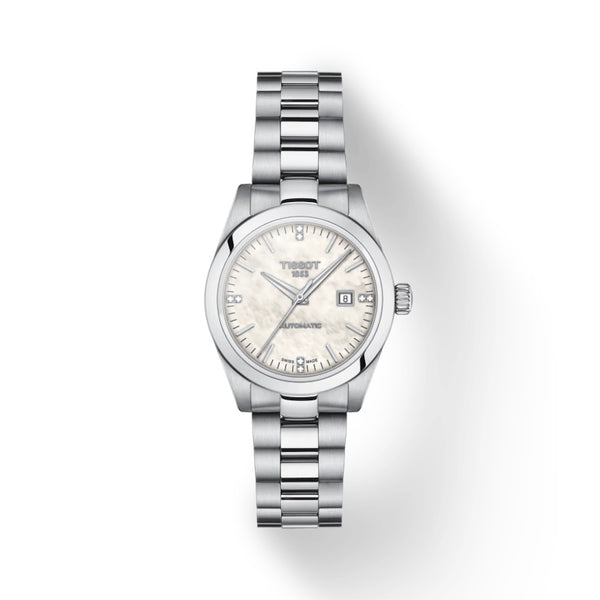TISSOT 天梭 T-My Lady 真鑽女士機械腕錶 29.3mm T1320071111600