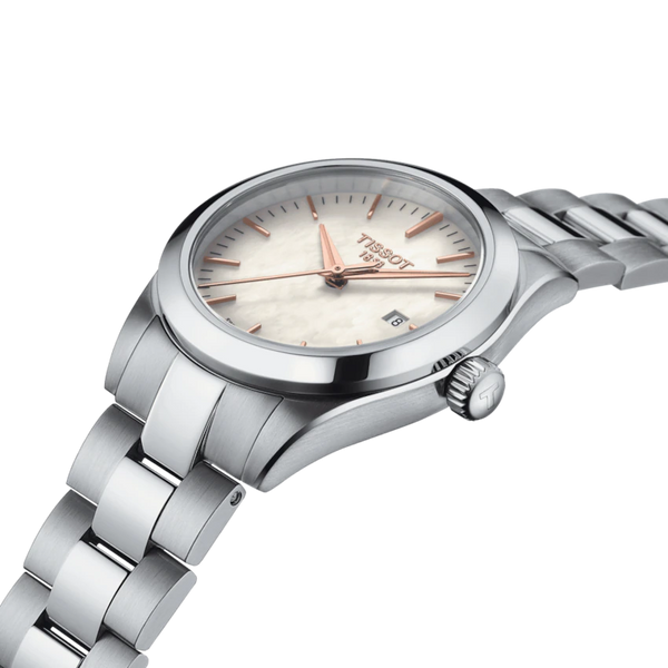 TISSOT 天梭 T-My Lady 珍珠貝女士腕錶 29.3mm T1320101111100