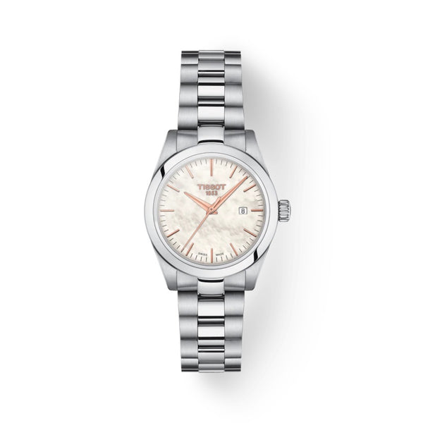 TISSOT 天梭 T-My Lady 珍珠貝女士腕錶 29.3mm T1320101111100