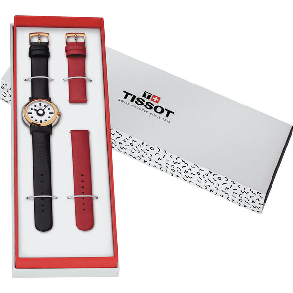 TISSOT 天梭 HERITAGE MEMPHIS 孟菲斯時尚限量套組腕錶 T1342102701100