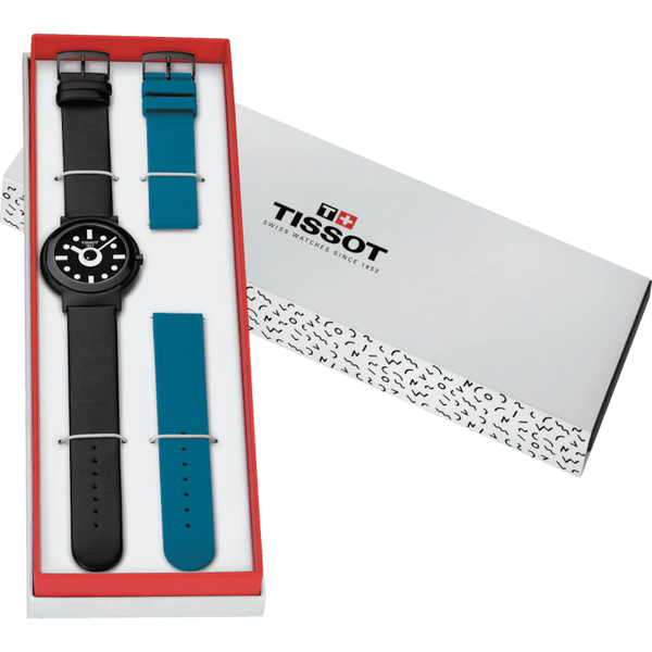 TISSOT 天梭 HERITAGE MEMPHIS 孟菲斯時尚限量套組男士腕錶 T1344103705100