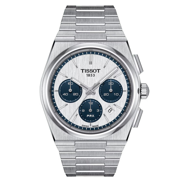 TISSOT 天梭 PRX 系列自動款熊貓70年代計時機械錶 42mm T1374271101101
