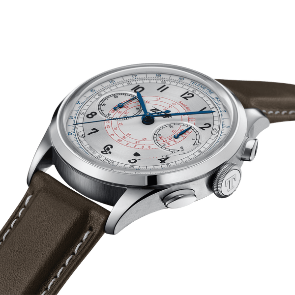 TISSOT 天梭 TELEMETER 1938 傳承復刻計時碼錶 42mm T1424621603200