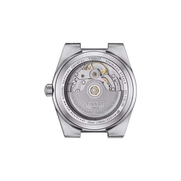 TISSOT 天梭 PRX 系列80小時自動款機械腕錶 18k玫瑰金錶圈鑽面 35mm T9312074133600