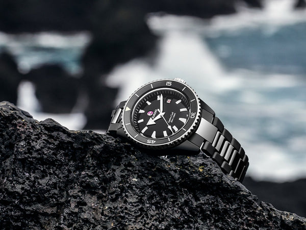 RADO 雷達錶 Captain Cook 庫克船長300米高科技陶瓷潛水腕錶 43mm R32129152