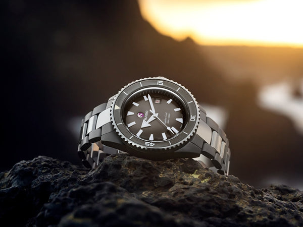 RADO 雷達錶 Captain Cook 庫克船長300米高科技陶瓷潛水腕錶 43mm R32144102