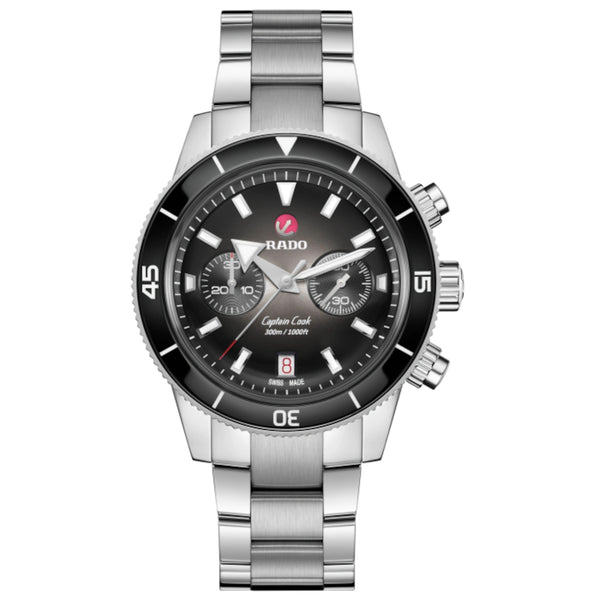 RADO 雷達錶 Captain Cook 庫克船長300米計時腕錶 43mm R32145158