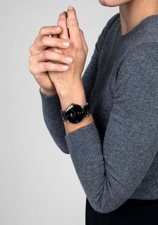 RADO 雷達錶 Centrix 晶萃系列鑲鑽機械腕錶 39.5 mm R30018712