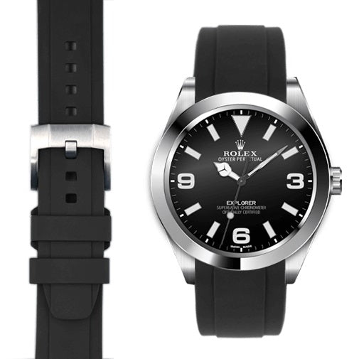 EVEREST錶帶 ROLEX EXPLORER 214270 膠帶穿扣