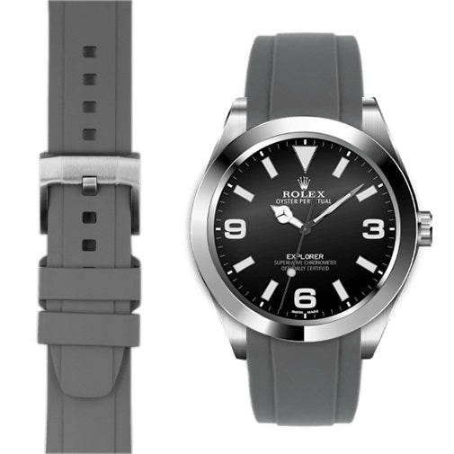 EVEREST錶帶 ROLEX EXPLORER 214270 膠帶穿扣