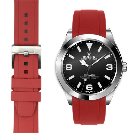 EVEREST錶帶 ROLEX EXPLORER 214270 膠帶穿扣