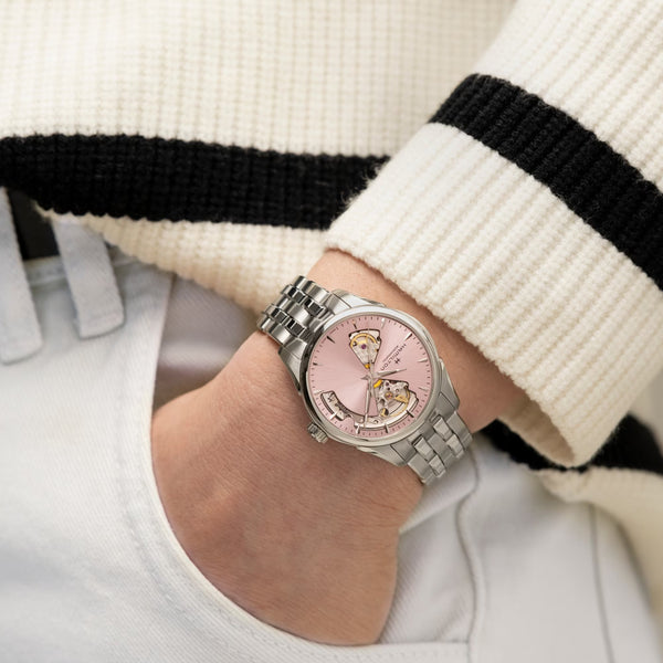 Hamilton 漢米爾頓 Jazzmaster 爵士系列鏤空腕錶 36mm H32215170