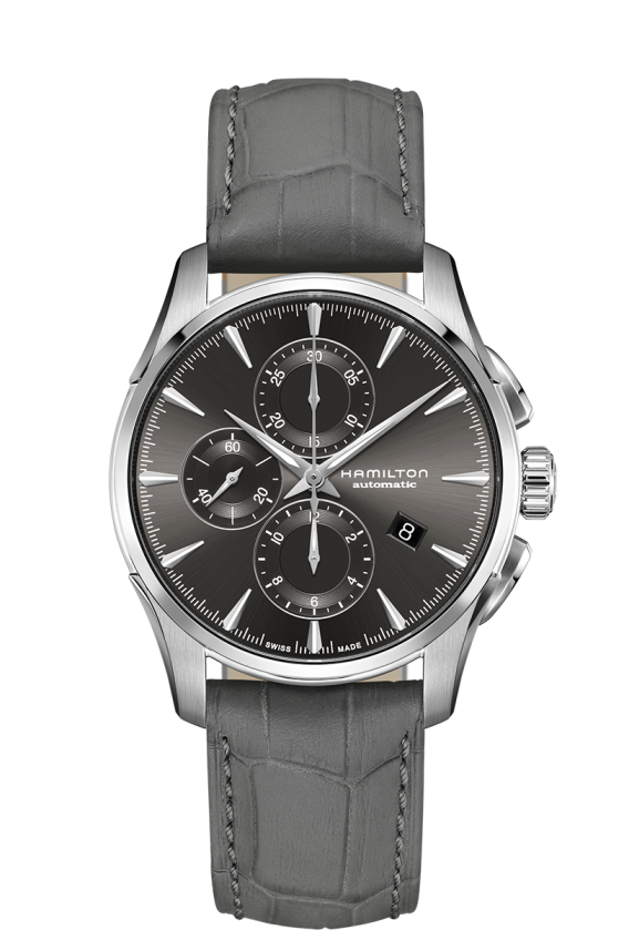 Hamilton 漢米爾頓 Jazzmaster 爵士系列自動上鍊計時機械腕錶 42mm H32586881 - 新萬國鐘錶