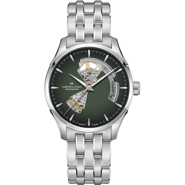 HAMILTON 漢米爾頓 JAZZMASTER 爵士系列 OPEN HEART 80小時自動腕錶 40mm H32675160