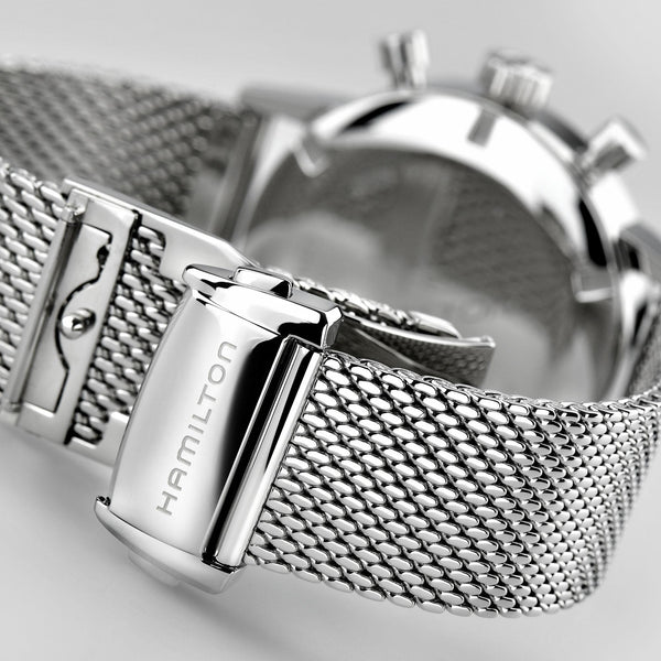 Hamilton 漢米爾頓 Intra-Matic 美國經典系列熊貓計時碼錶手上鍊機械錶 40mm H38429110