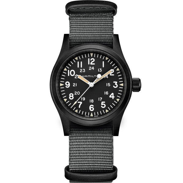 Hamilton 漢米爾頓 Khaki Field 卡其野戰手上鏈機械錶 38mm H69409930