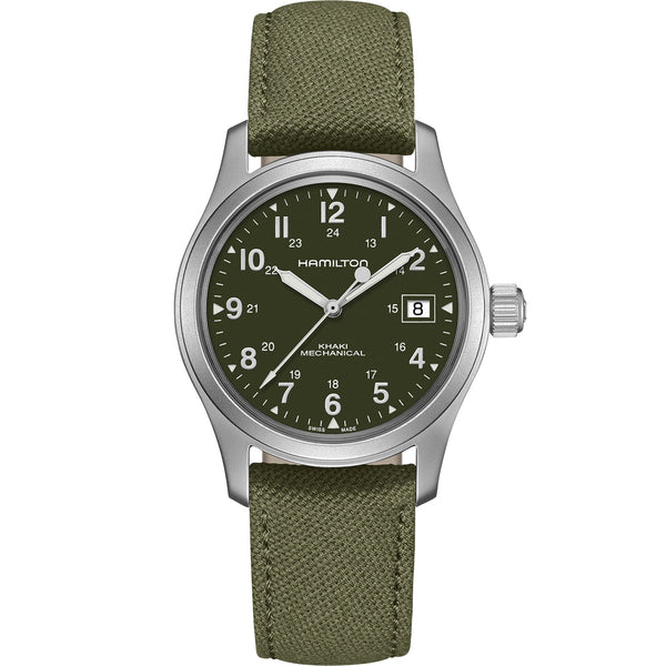 Hamilton 漢米爾頓 Khaki Field 卡其野戰手上鏈機械錶 38mm H69439363