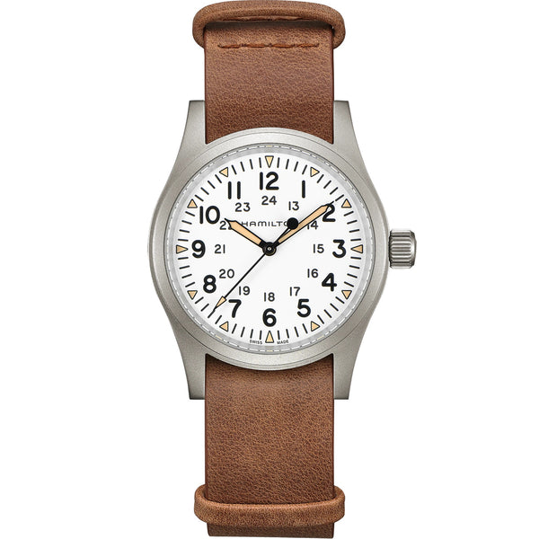 Hamilton 漢米爾頓 Khaki Field 卡其野戰手上鏈機械錶 38mm H69439511