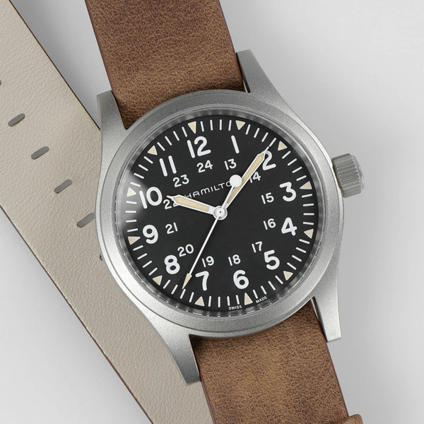 Hamilton 漢米爾頓 Khaki Field 卡其野戰手上鏈機械錶 38mm H69439531