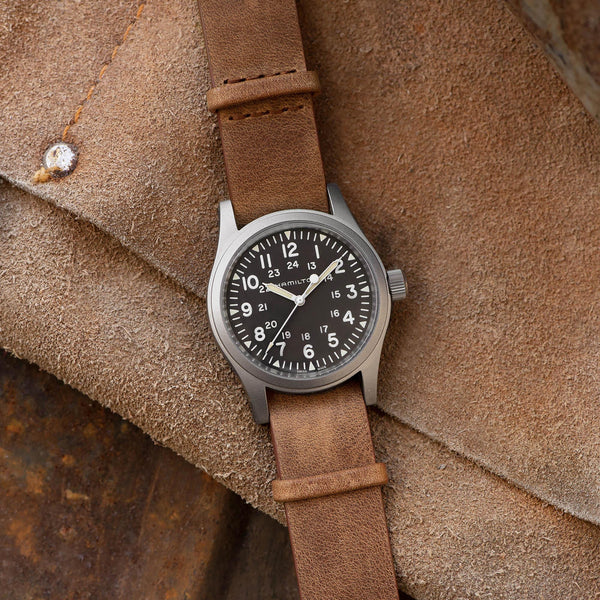 Hamilton 漢米爾頓 Khaki Field 卡其野戰手上鏈機械錶 38mm H69439531