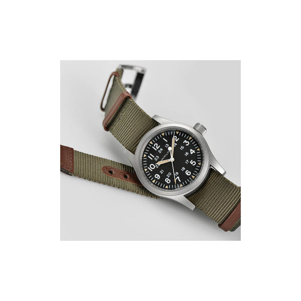 Hamilton 漢米爾頓 Khaki Field 卡其野戰手上鏈機械錶 38mm H69439931