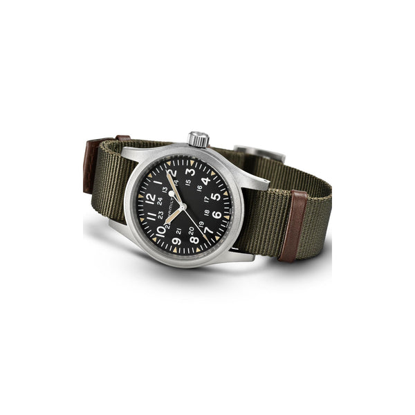 Hamilton 漢米爾頓 Khaki Field 卡其野戰手上鏈機械錶 38mm H69439931