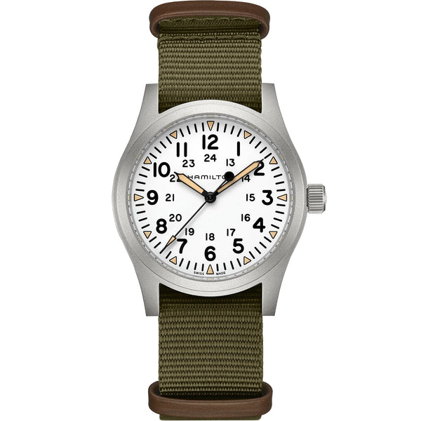 Hamilton 漢米爾頓 Khaki Field 卡其野戰手上鏈機械錶 42mm H69529913