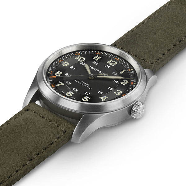 Hamilton 漢米爾頓 Khaki Field 卡其野戰鈦金屬機械錶 38mm H70205830