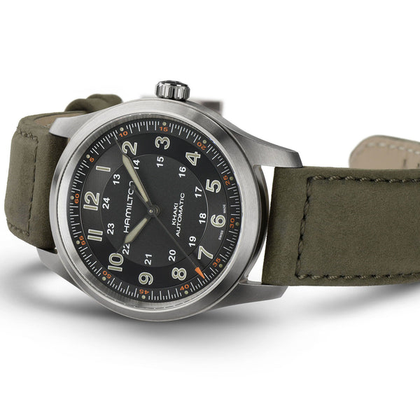 Hamilton 漢米爾頓 Khaki Field 卡其野戰鈦金屬機械錶 38mm H70205830
