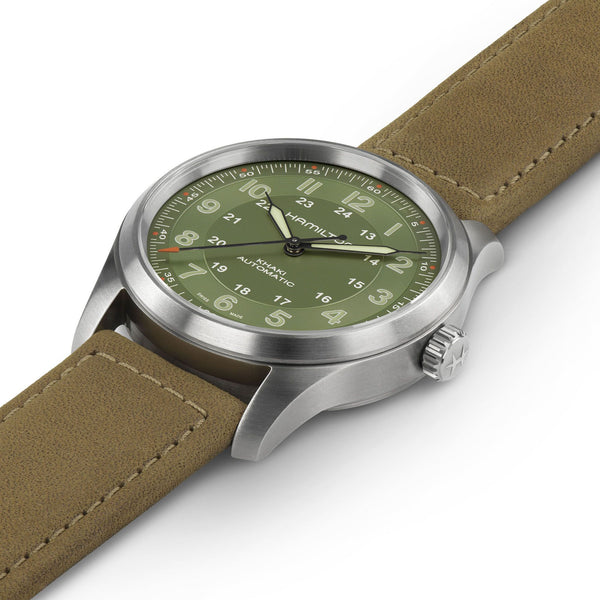 Hamilton 漢米爾頓 Khaki Field 卡其野戰鈦金屬自動機械腕錶 38mm H70205860