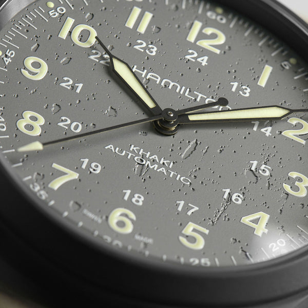 Hamilton 漢米爾頓 Khaki Field 卡其野戰鈦金屬機械腕錶 38mm H70215880