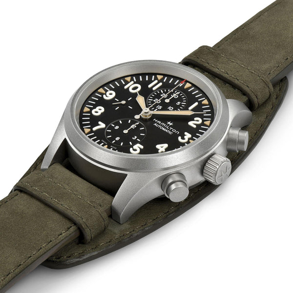 Hamilton 漢米爾頓 Khaki Field 卡其野戰自動機械計時碼錶 44mm H71706830