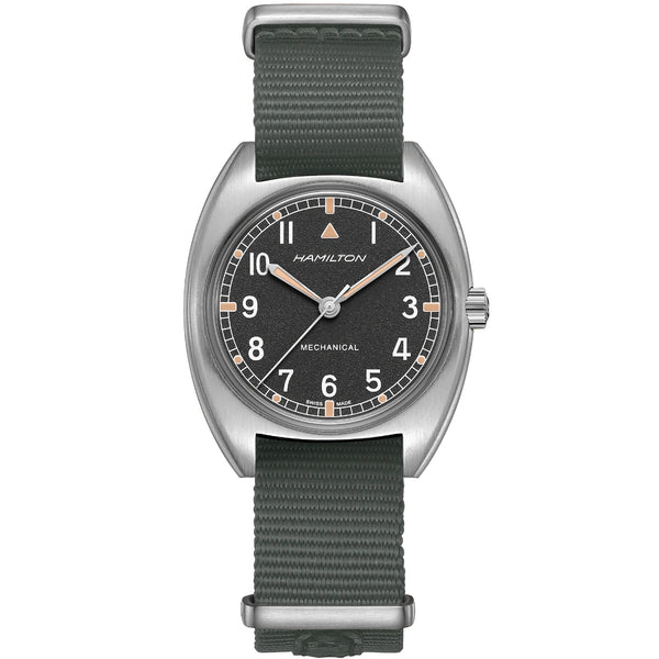 Hamilton 漢米爾頓 Pilot Pioneer 卡其航空系列手上鏈機械腕錶 36mm H76419931