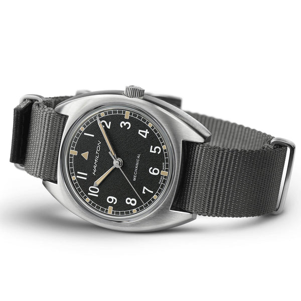 Hamilton 漢米爾頓 Pilot Pioneer 卡其航空系列手上鏈機械腕錶 36mm H76419931