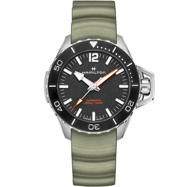Hamilton 漢米爾頓卡其海軍Frogman蛙人潛水錶 46mm H77825331