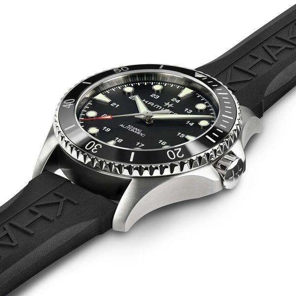 Hamilton 漢米爾頓 Khaki Navy Scuba 黑色陶瓷圈潛水錶 43mm H82515330