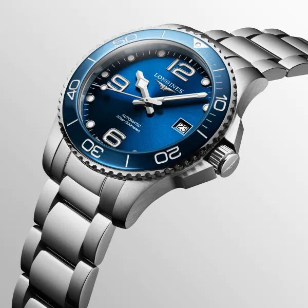 LONGINES 浪琴深海征服者系列浪鬼陶瓷潛水機械錶 39mm L37804966