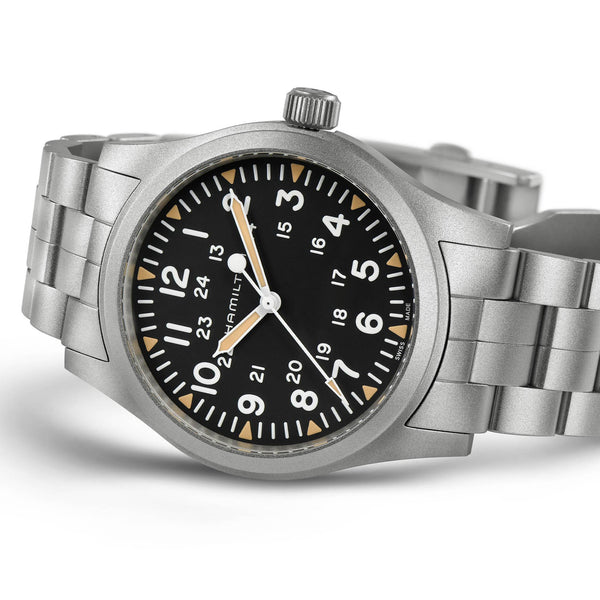 Hamilton 漢米爾頓 Khaki Field 卡其野戰手上鏈機械錶 42mm H69529133