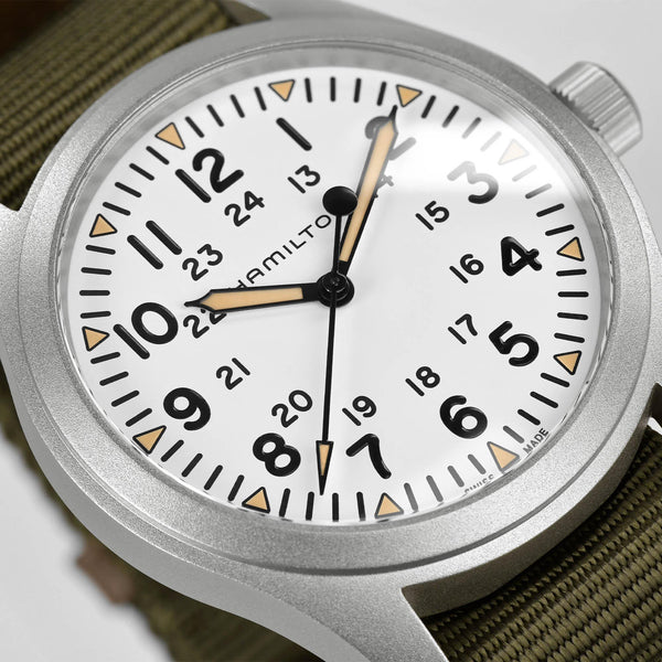 Hamilton 漢米爾頓 Khaki Field 卡其野戰手上鏈機械錶 42mm H69529913