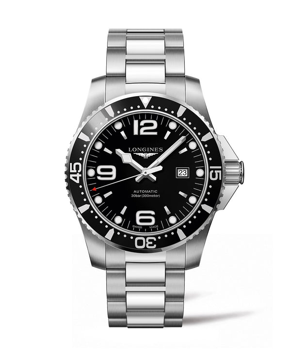 Longines 浪琴深海征服者系列浪鬼陶瓷潛水機械錶 44mm L38414566 - 新萬國鐘錶