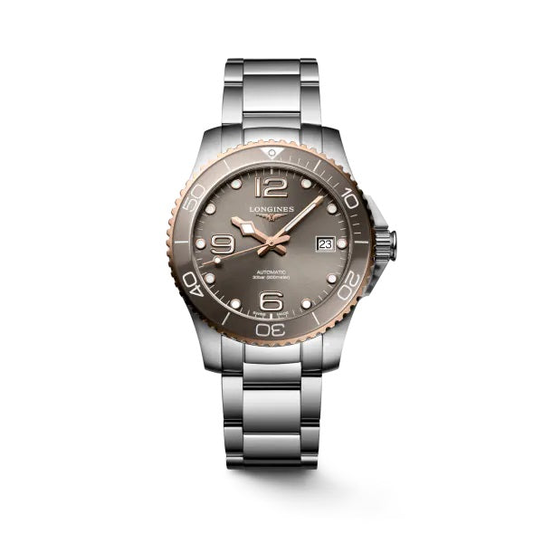 LONGINES 浪琴深海征服者系列浪鬼陶瓷潛水機械錶灰金PVD 39mm L37803786